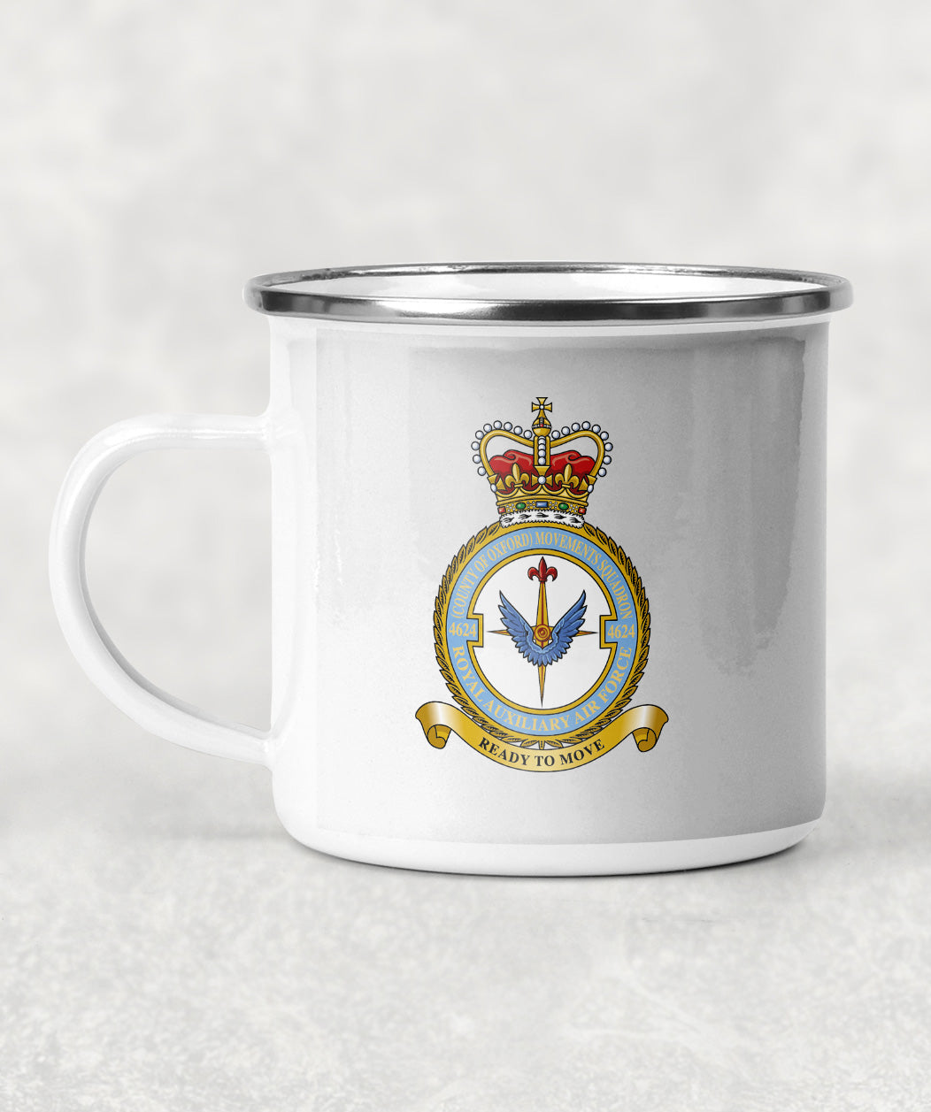 4624 (County of Oxford) Movements SQN RAuxAF - Enamel Mug