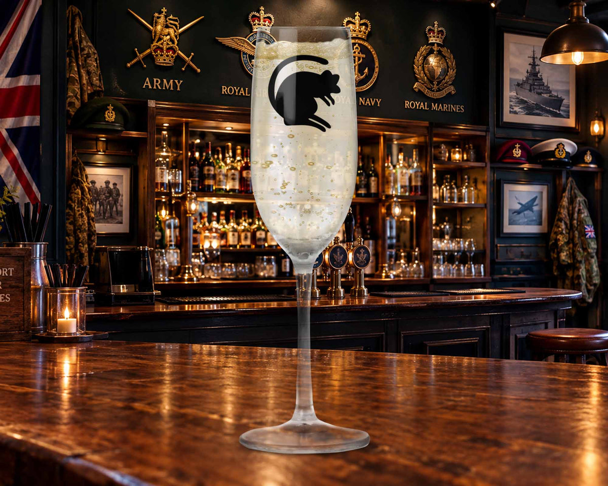 4th Infantry Brigade (UK) - Champagne/Prosecco Flute Glass