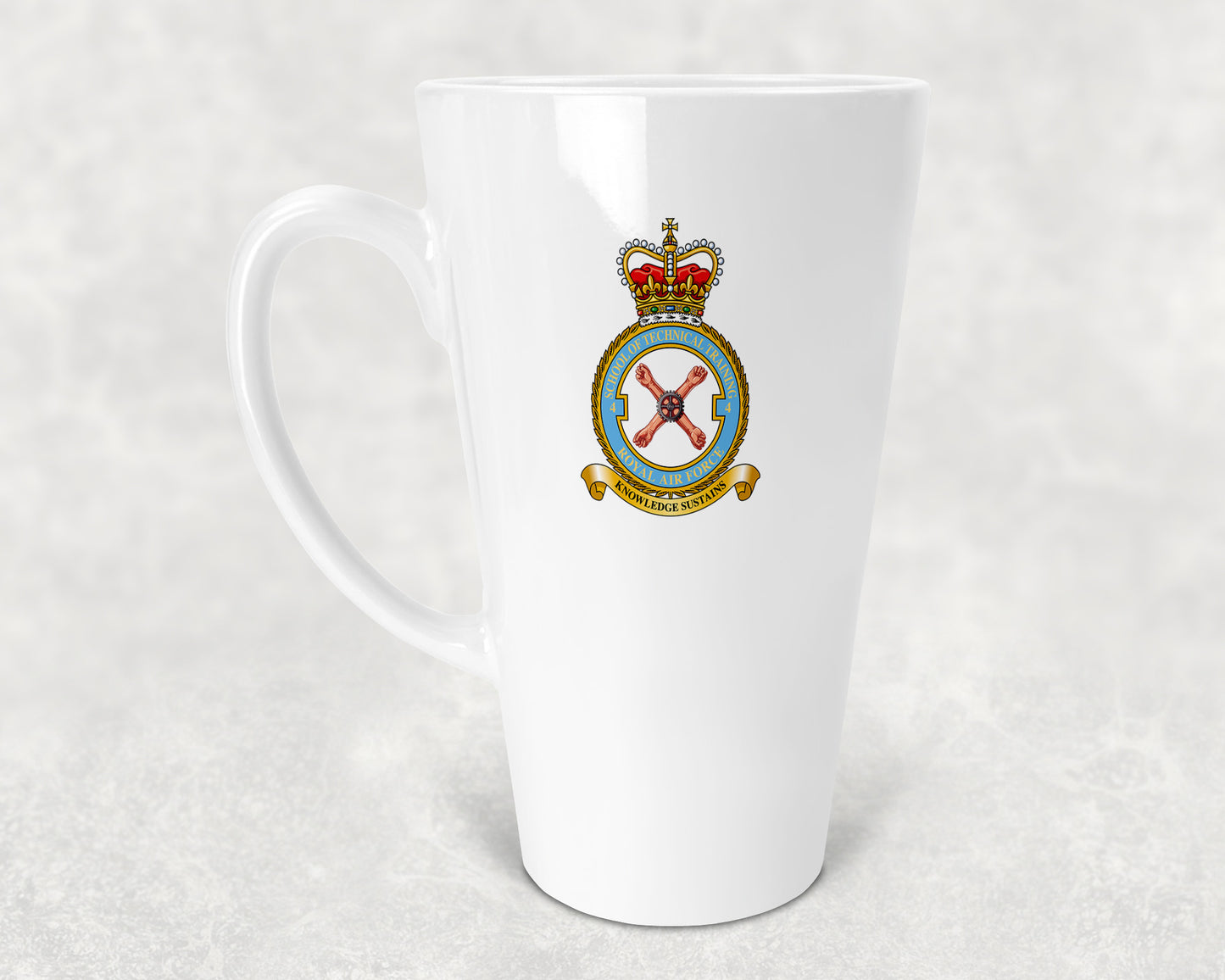 4 School of Technical Training RAF - Latte Mug 17oz