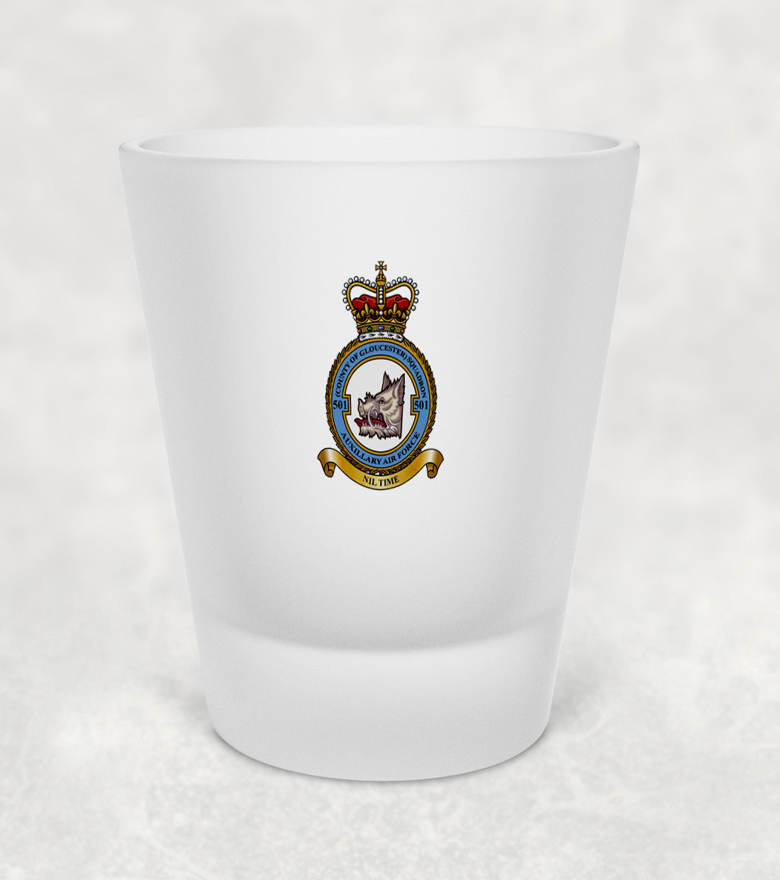 501 (County of Gloucester) SQN - Shot Glass