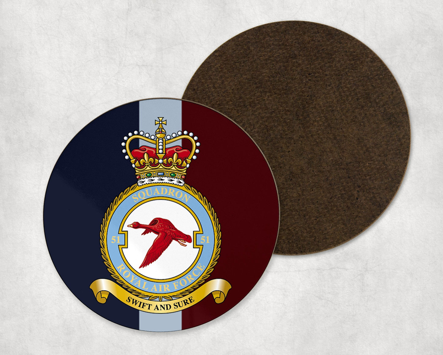 51 Squadron RAF - Round Coaster Set