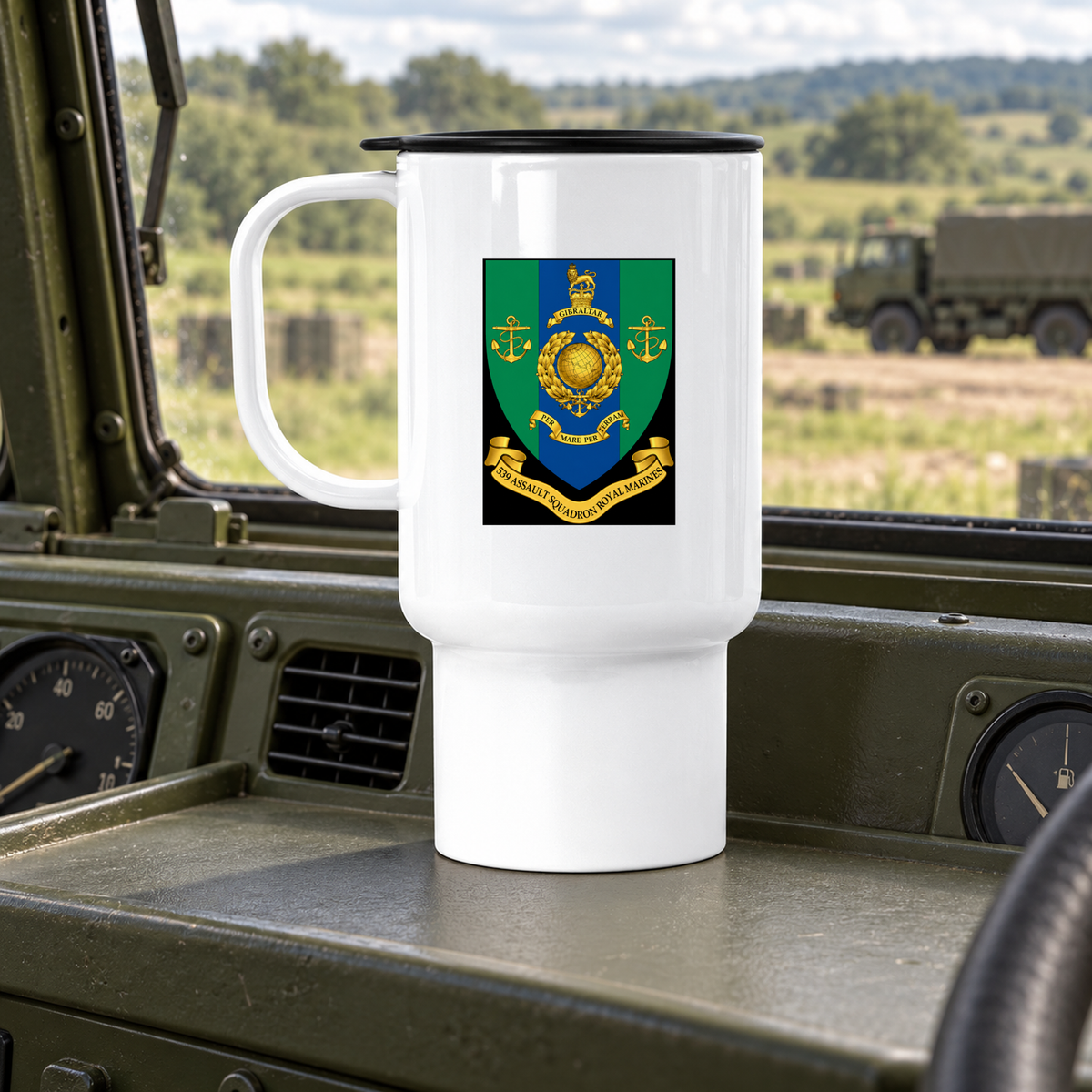 539 Assault Sqn RM - Travel Mug | The Crafty Black Dog