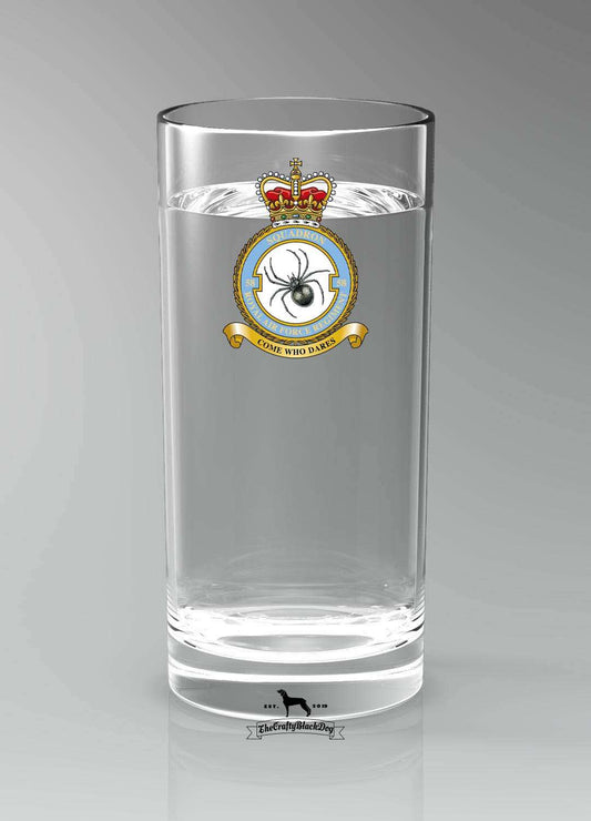 58 Sqn RAF Regiment - Straight Gin/Mixer/Water Glass