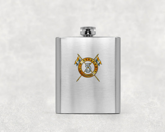 5th Royal Irish Lancers - Hip Flask