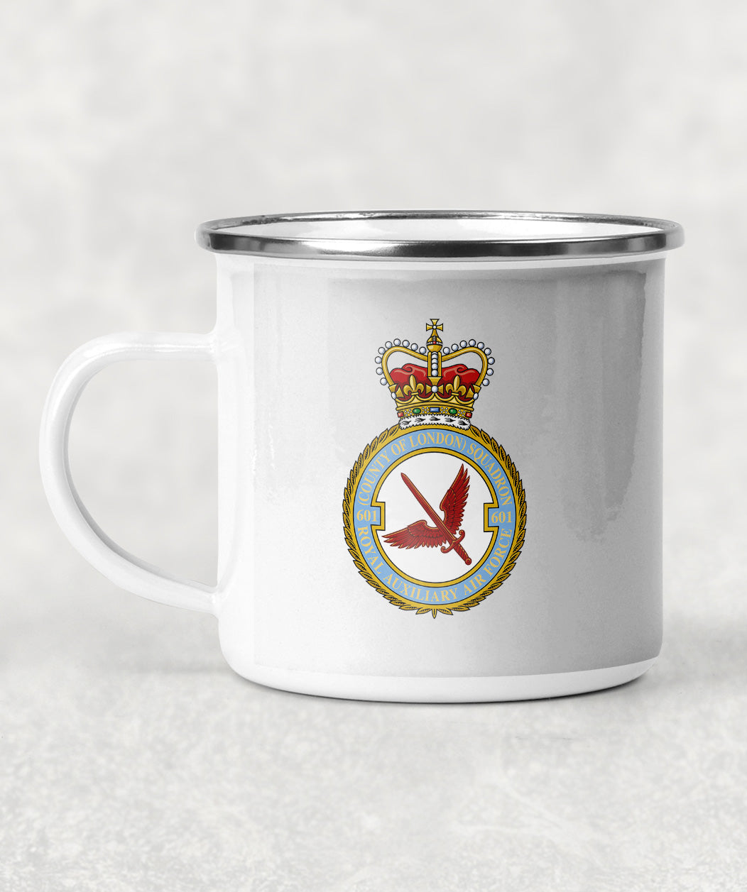 601 (County of London) SQN RAuxAF - Enamel Mug