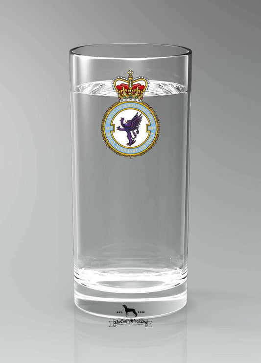 607 (County of Durham) SQN RAuxAF - Straight Gin/Mixer/Water Glass