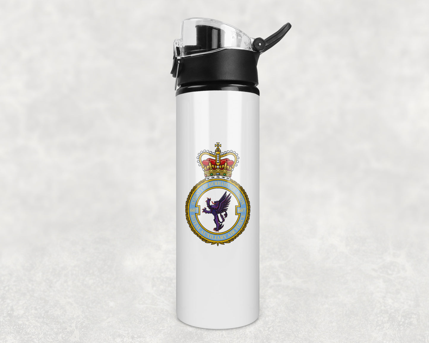 607 (County of Durham) SQN RAuxAF - Flip Top Water Bottle