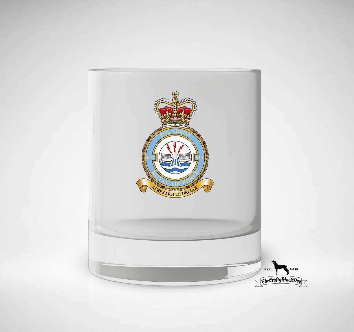 617 SQUADRON RAF - Whiskey/Spirit Glass