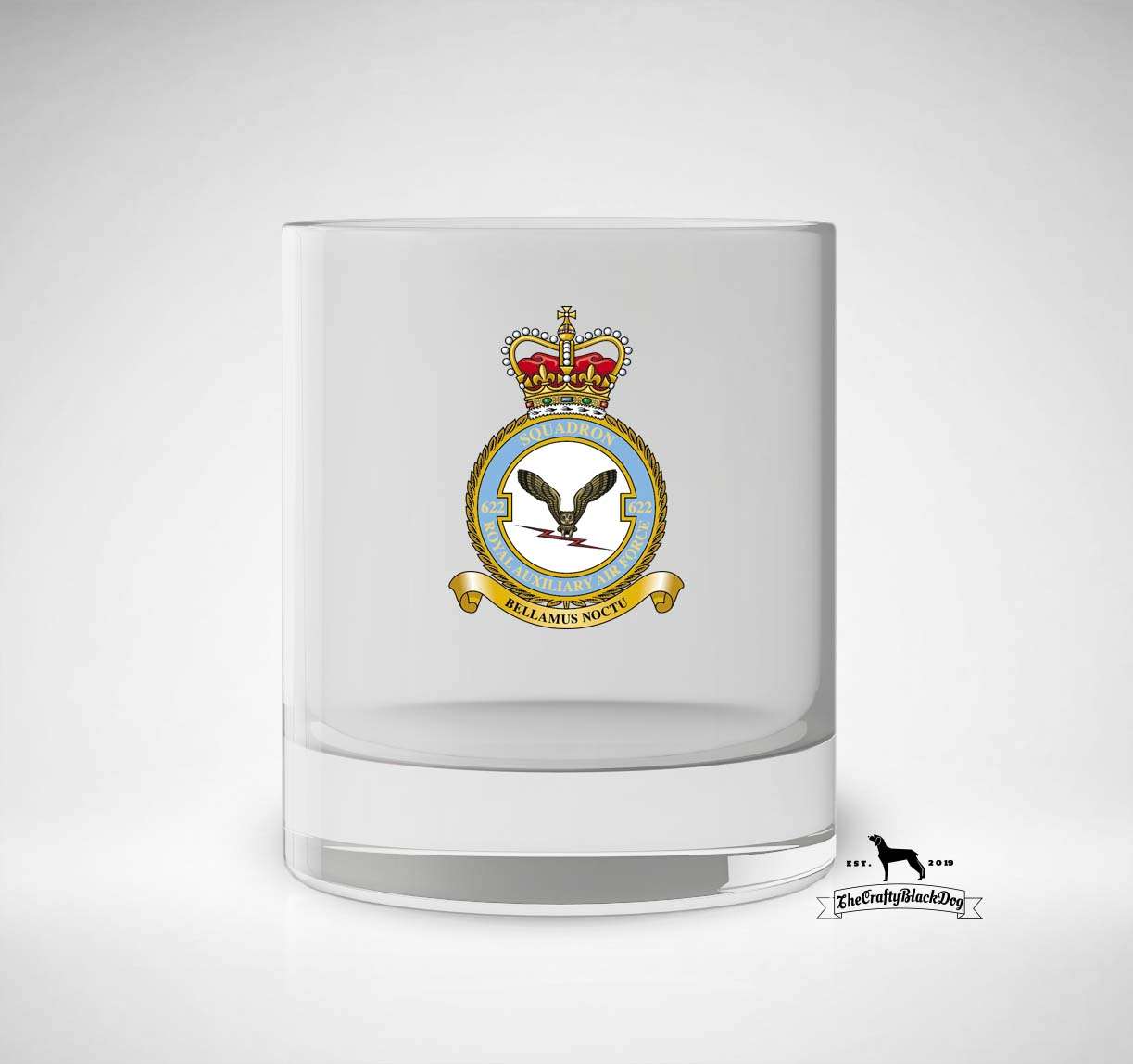 622 SQN RAuxAF - Whiskey/Spirit Glass