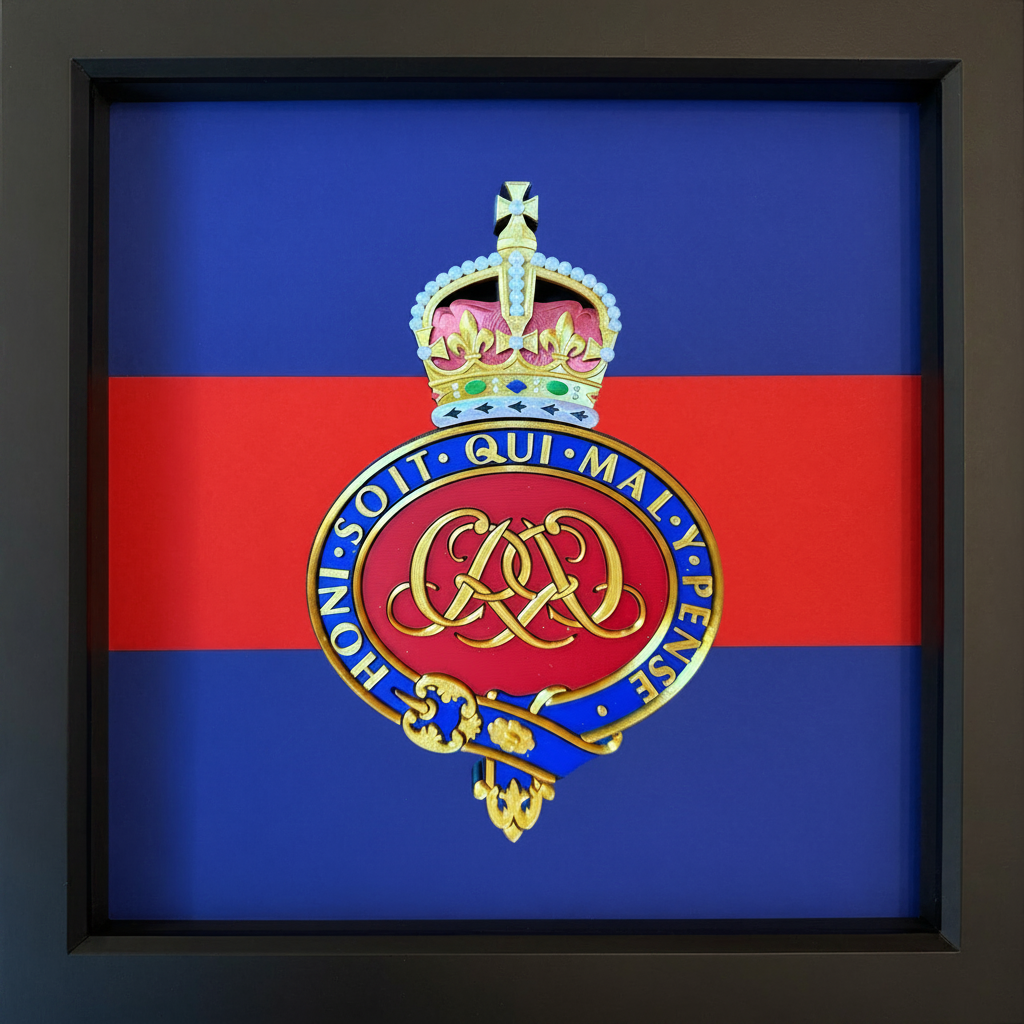 Grenadier Guards Cap Badge Display Frame – King's Crown | Officially Licensed
