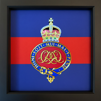 Grenadier Guards Cap Badge Display Frame – King's Crown | Officially Licensed
