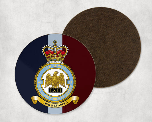 63 Sqn RAF Regiment - Round Coaster Set