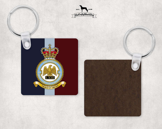 63 Sqn RAF Regiment - Square Key Ring