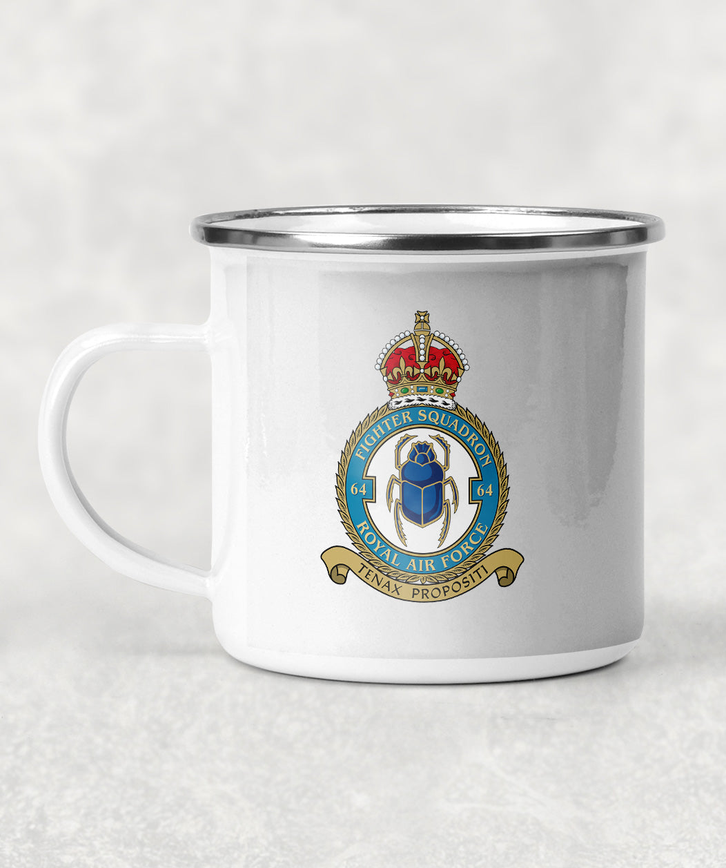 64 Fighter Squadron - Enamel Mug