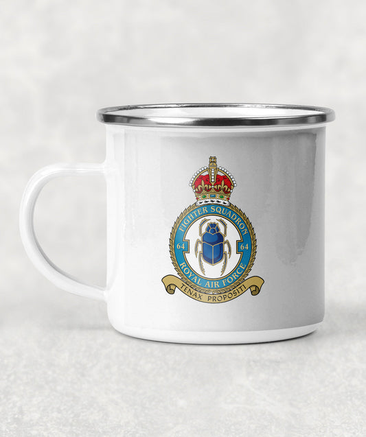 64 Fighter Squadron - Enamel Mug