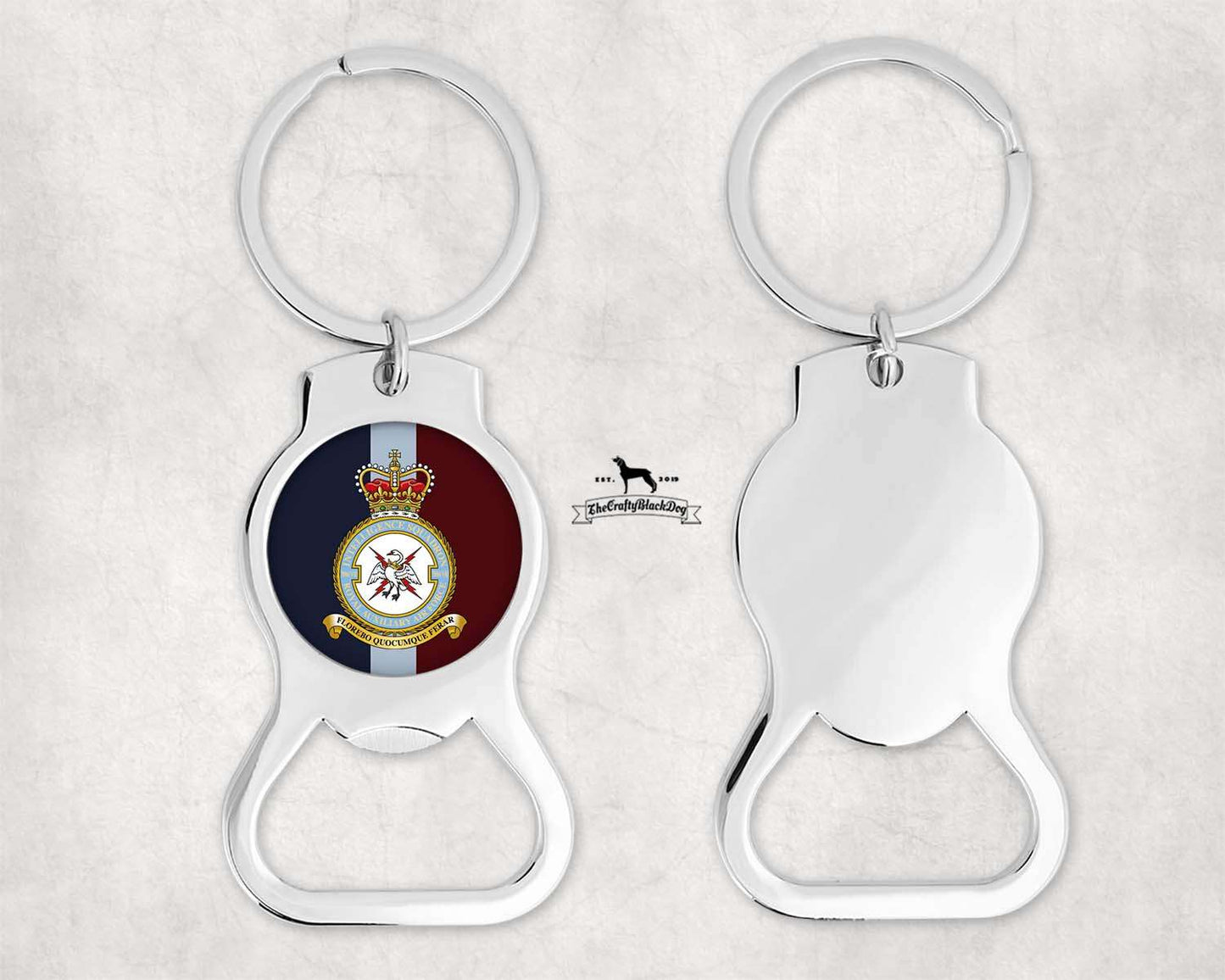 7006 VR Intelligence SQN RAuxAF - Bottle Opener Keyring