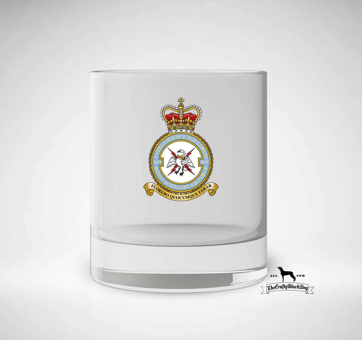 7006 VR Intelligence SQN RAuxAF - Whiskey/Spirit Glass