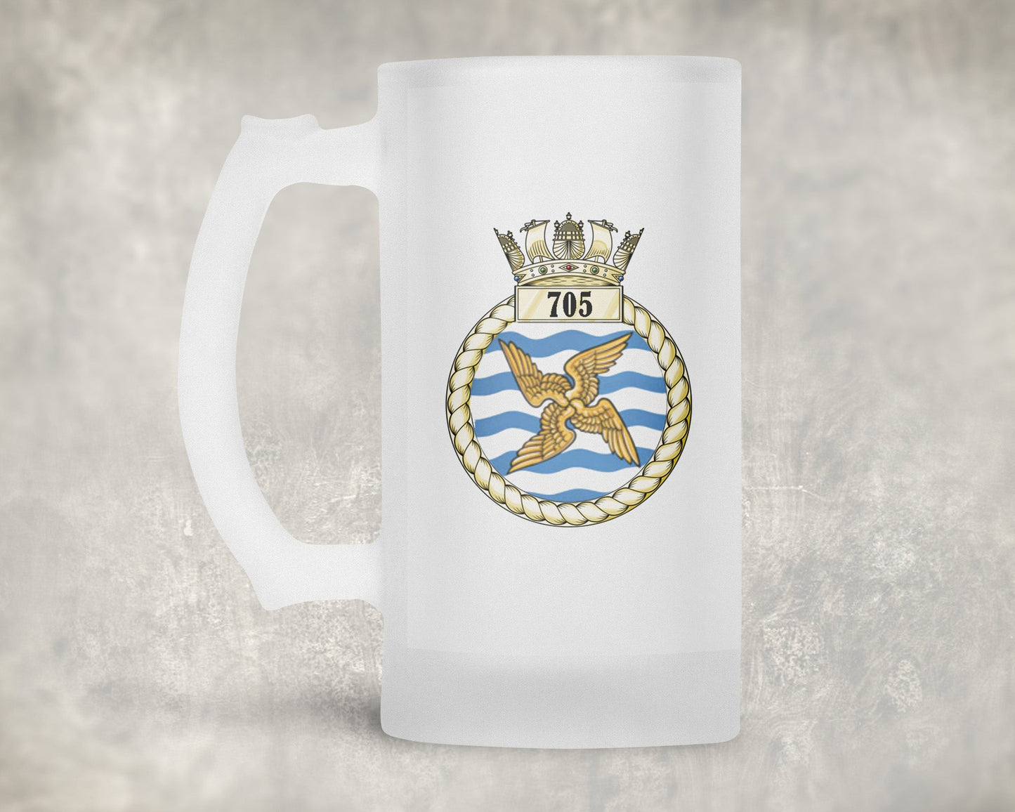 705 Naval Air Squadron  - Frosted Stein/Tankard/Beer Mug - Frosted Stein/Tankard/Beer Mug