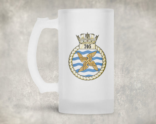 705 Naval Air Squadron  - Frosted Stein/Tankard/Beer Mug - Frosted Stein/Tankard/Beer Mug