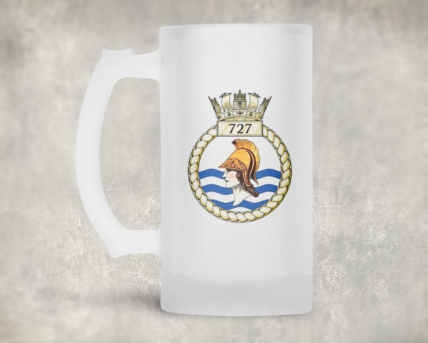 727 Naval Air Squadron - Frosted Stein/Tankard/Beer Mug - Frosted Stein/Tankard/Beer Mug