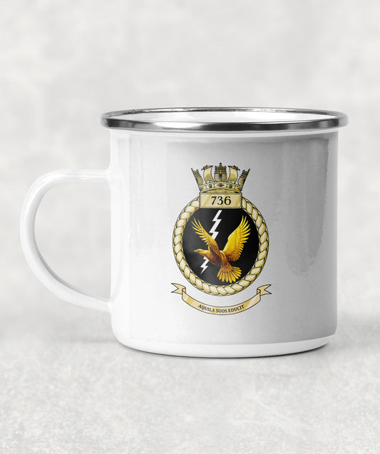 736 Naval Air Squadron - Enamel Mug