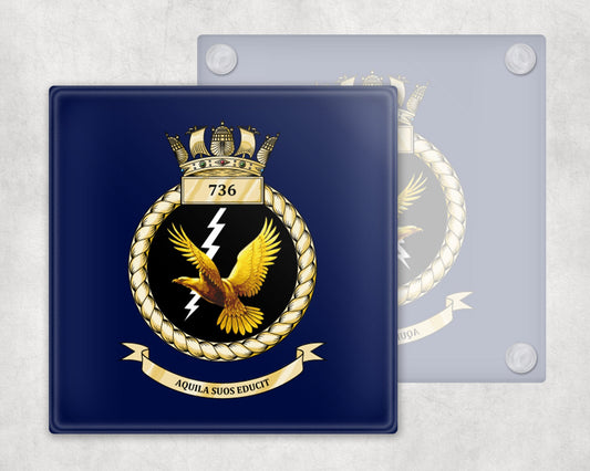 736 Naval Air Squadron - Glass Coaster