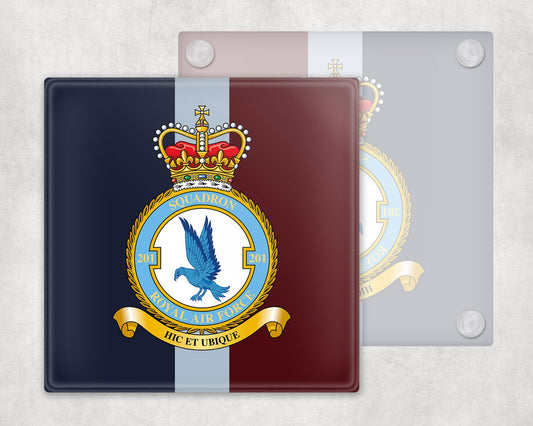 201 Squadron RAF - Glass Coaster