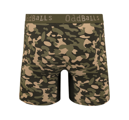 OddBalls - Commando - Mens Bamboo Boxer Shorts