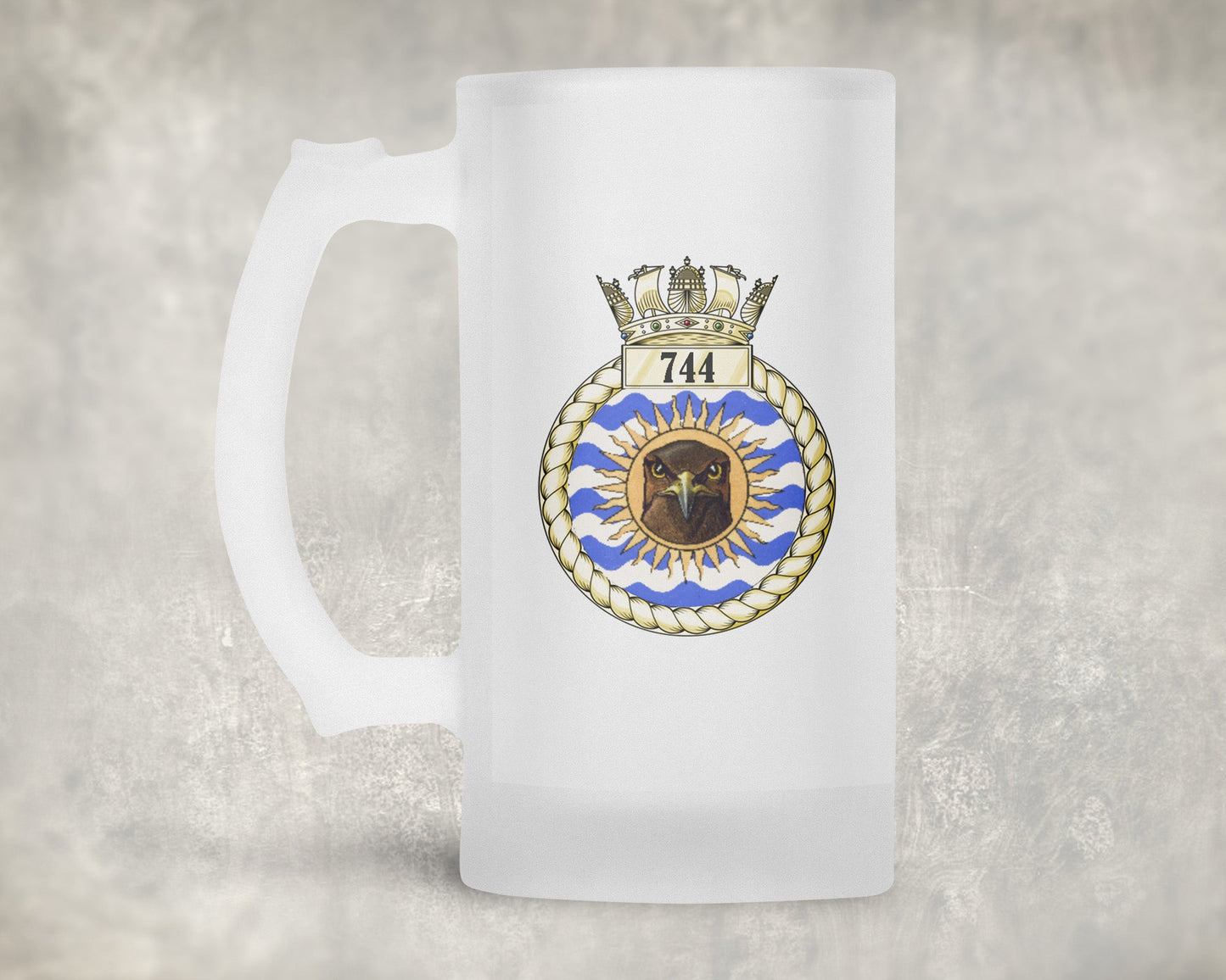 744 Naval Air Squadron - Frosted Stein/Tankard/Beer Mug - Frosted Stein/Tankard/Beer Mug