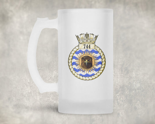 744 Naval Air Squadron - Frosted Stein/Tankard/Beer Mug - Frosted Stein/Tankard/Beer Mug