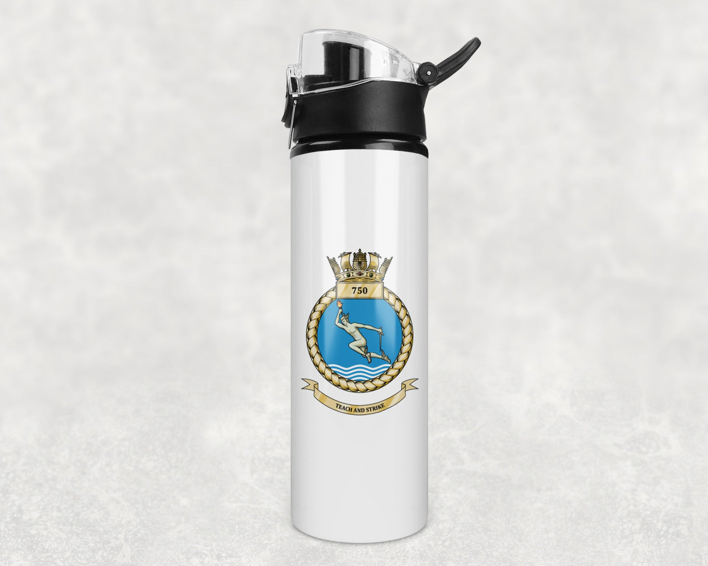 750 Naval Air Squadron - Flip Top Water Bottle