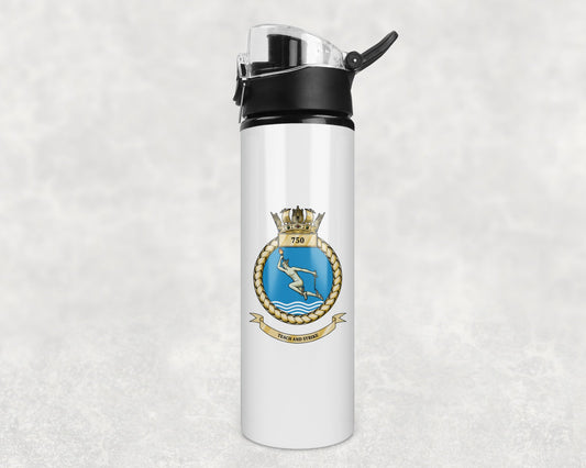 750 Naval Air Squadron - Flip Top Water Bottle