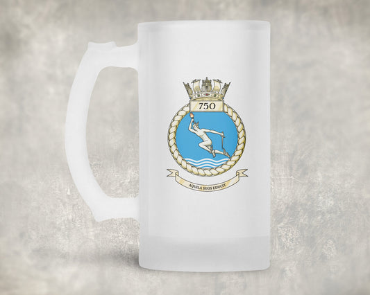 750 Naval Air Squadron - Frosted Stein/Tankard/Beer Mug - Frosted Stein/Tankard/Beer Mug