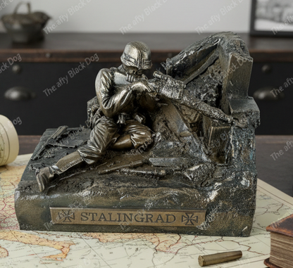Stalingrad Sniper Cold Cast Bronze Military statue