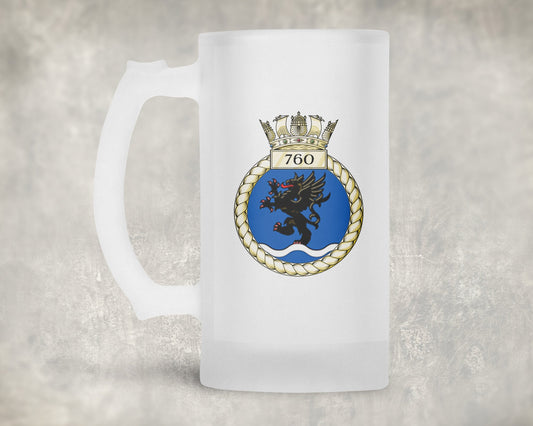 760 Naval Air Squadron - Frosted Stein/Tankard/Beer Mug - Frosted Stein/Tankard/Beer Mug
