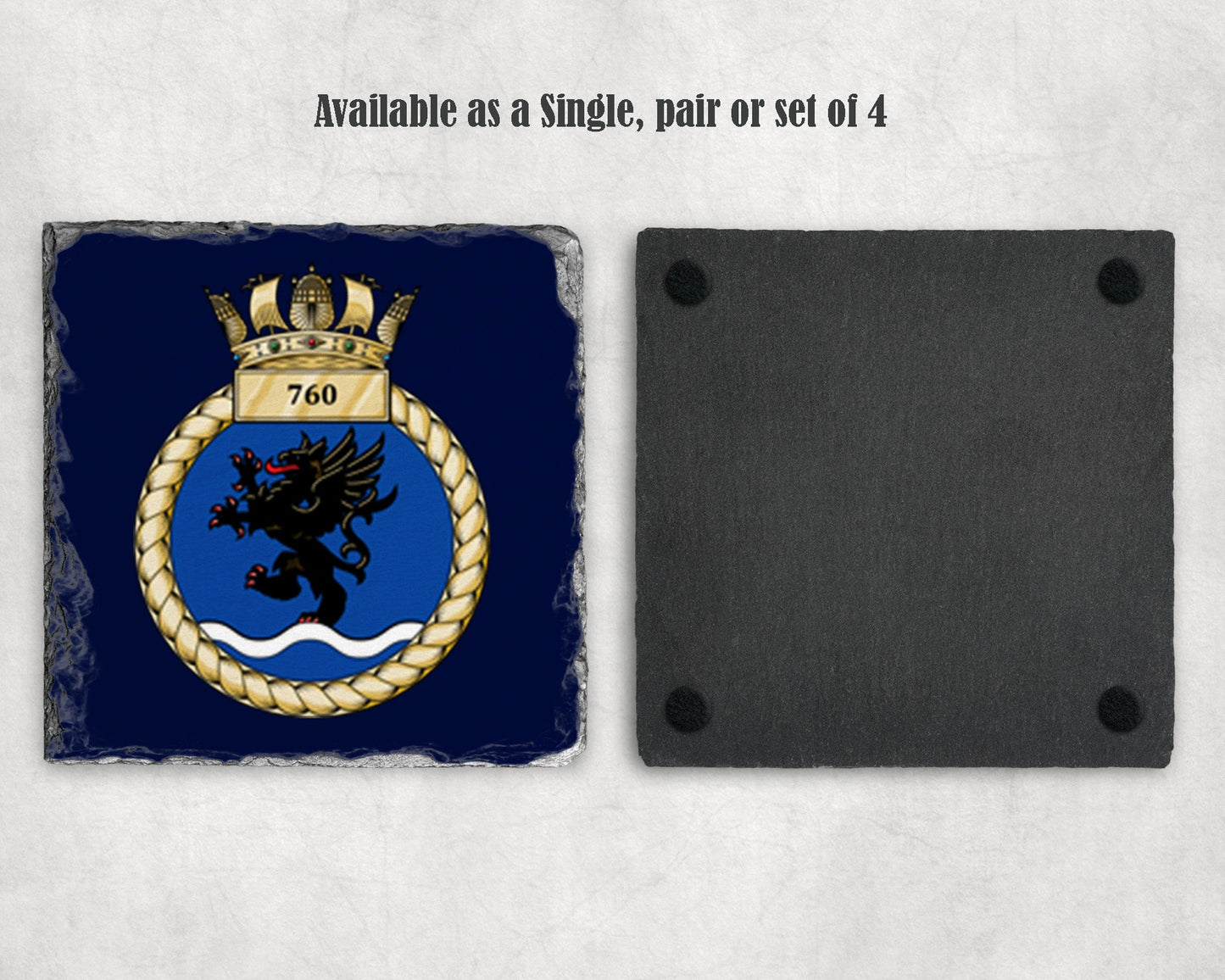760 Naval Air Squadron - Slate Coaster