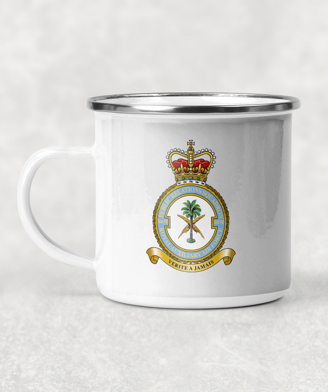 7644 VR Public Relations SQN RAuxAF - Enamel Mug