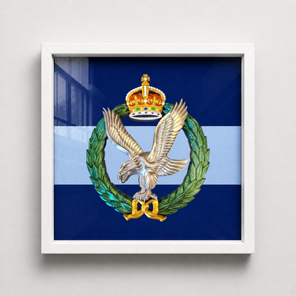 Army Air Corps Cap Badge Display Frame – King's Crown | Officially Licensed