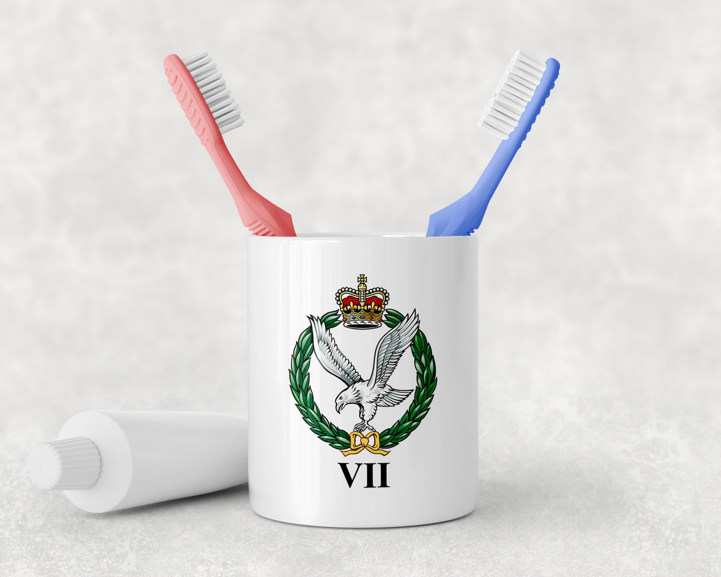 7 Army Air Corps - Toothbrush Holder and Soap Dispenser