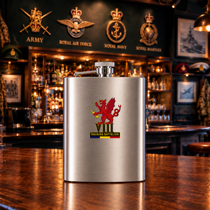 8 Training Bn REME - Hip Flask — Hip_Flask