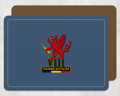 8 Training Bn REME - Placemat â€” Light_Navy_Gold_Hardback_Placemat-2 copy