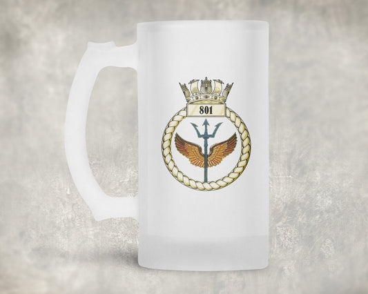 801 Naval Air Squadron  - Frosted Stein/Tankard/Beer Mug - Frosted Stein/Tankard/Beer Mug