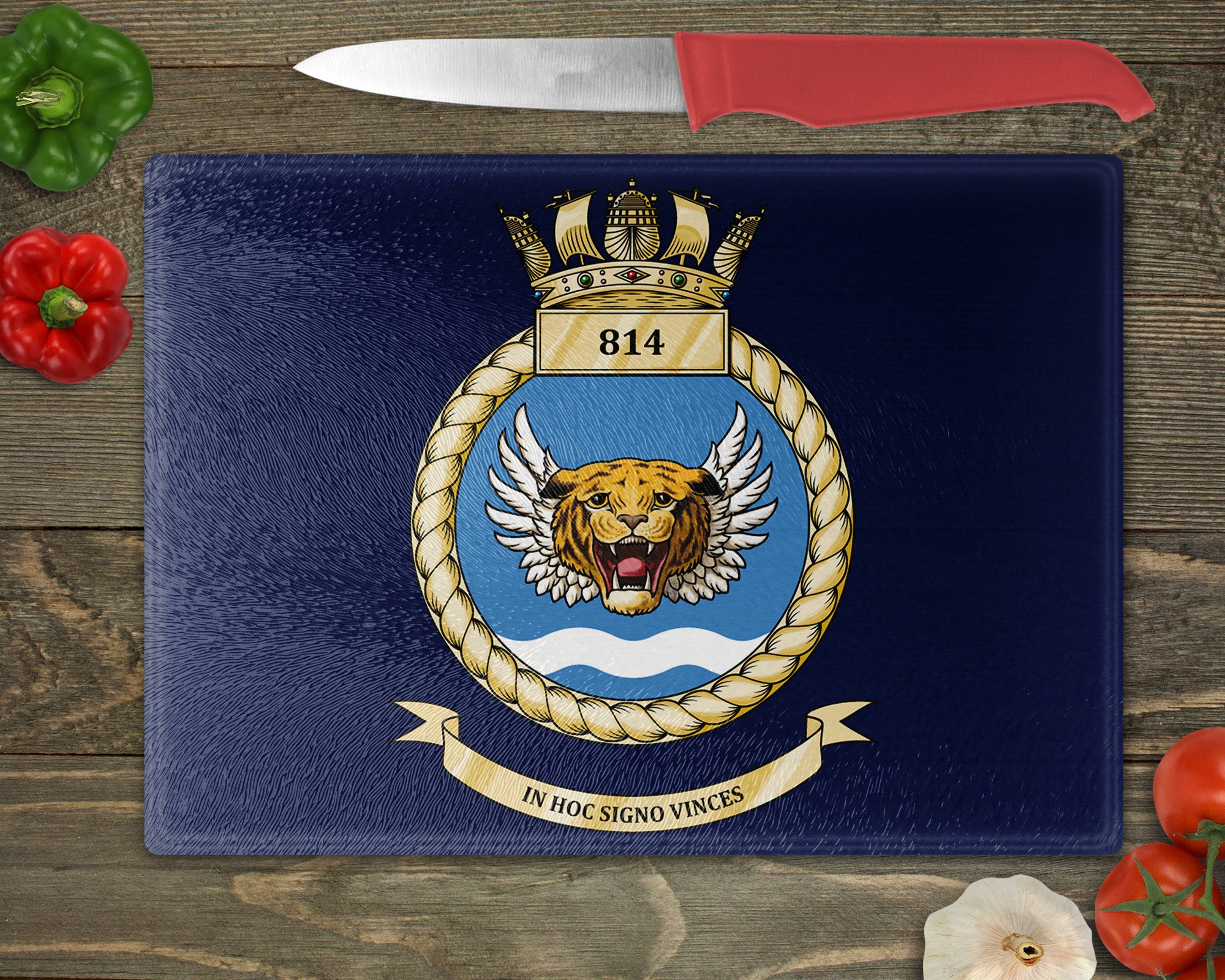 814 Naval Air Squadron - Cutting Board – The Crafty Black Dog