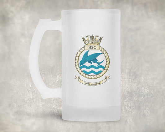 820 Naval Air Squadron - Frosted Stein/Tankard/Beer Mug - Frosted Stein/Tankard/Beer Mug