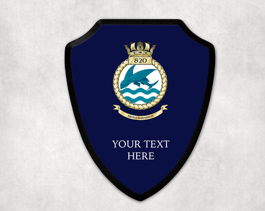 820 Naval Air Squadron - Royal Navy Printed Wall Shield