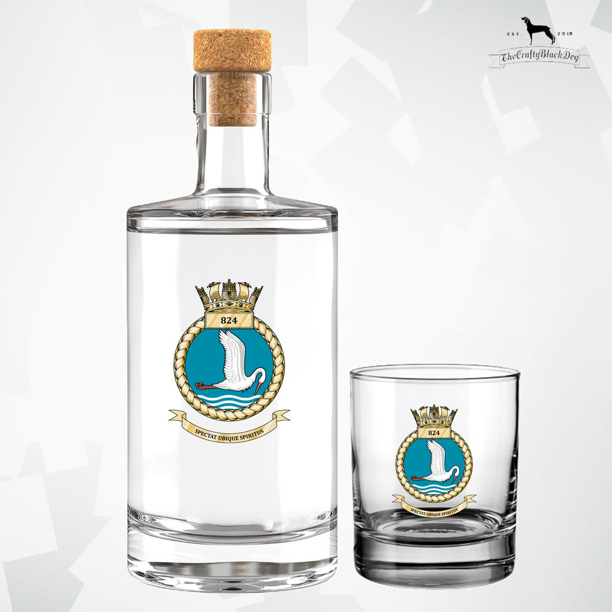 824 Naval Air Squadron - Fill Your Own Spirit Bottle