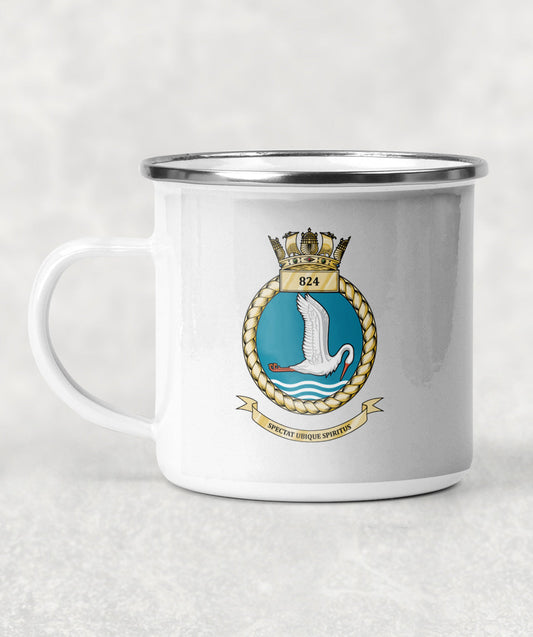 824 Naval Air Squadron - Enamel Mug