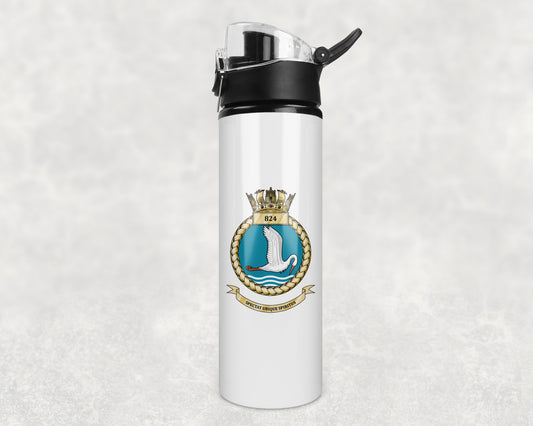 824 Naval Air Squadron - Flip Top Water Bottle