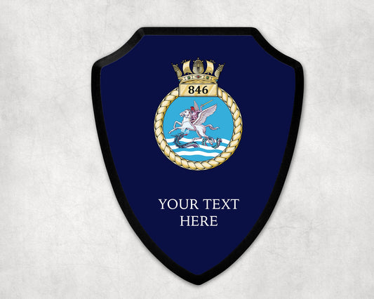 846 Naval Air Squadron - Royal Navy Printed Wall Shield