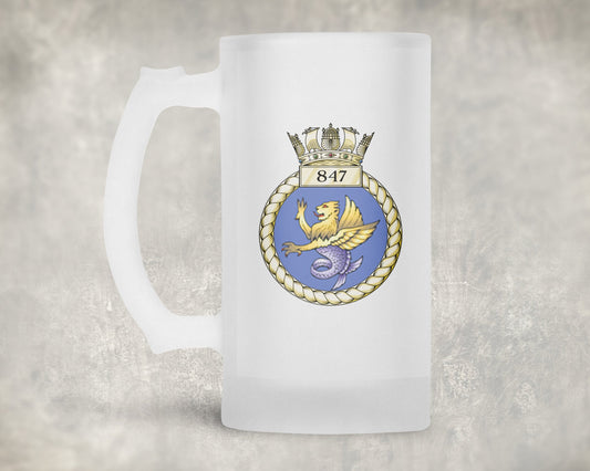 847 Naval Air Squadron - Frosted Stein/Tankard/Beer Mug - Frosted Stein/Tankard/Beer Mug